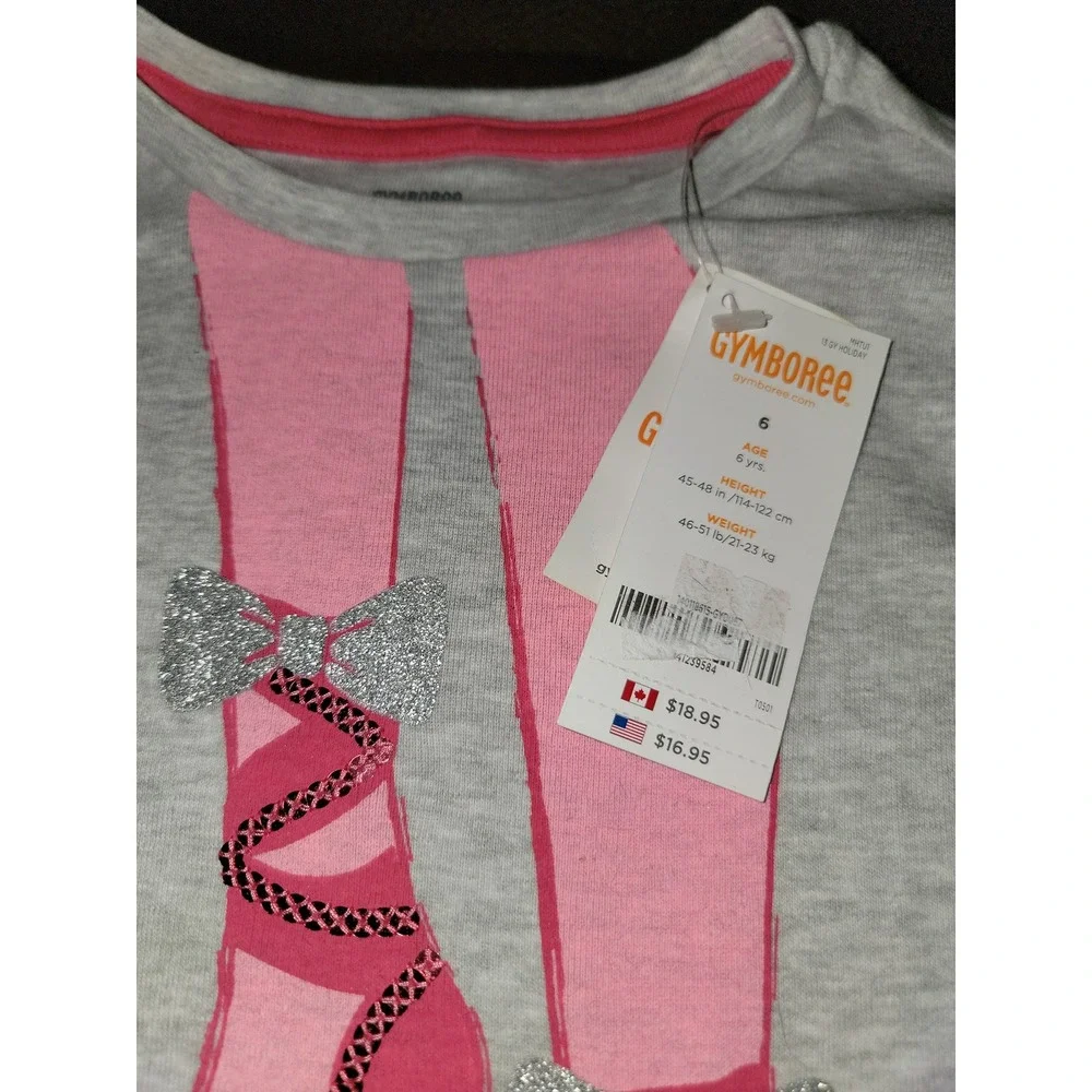 Gymboree wild for‎ horses ballet shoes top size 6 nwt